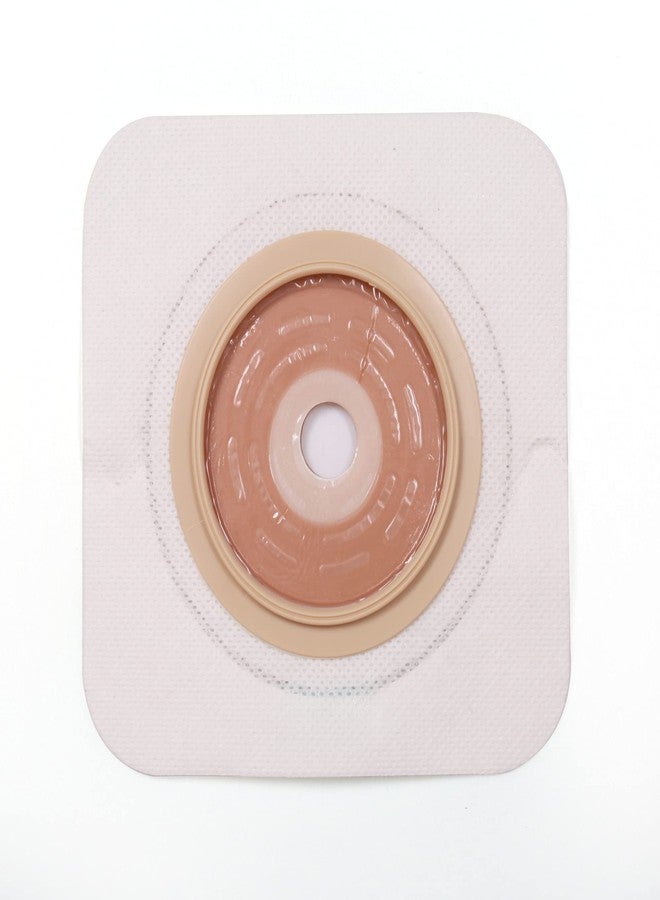 LotFancy Skin Barrier with Non-Woven Border for Two-Piece Drainable Pouch, 10 Pcs Ostomy Wafers for Colostomy Ileostomy Stoma Care, Cut-to-Fit, Ileostomy Supplies - Image 5